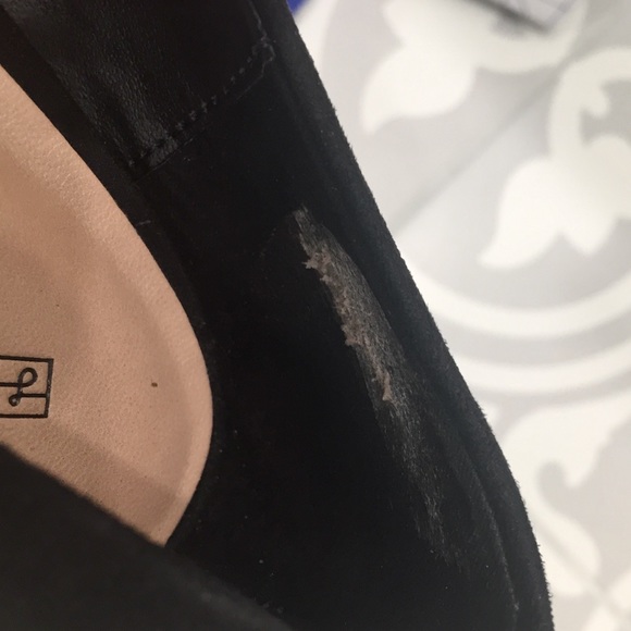 Spring Black Faux suede Heels - Picture 7 of 7